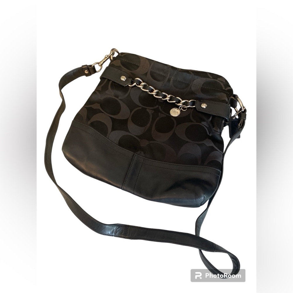 Coach black crossbody bag
